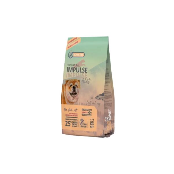 The Natural Impulse Dog Salmon 12KG WEPET