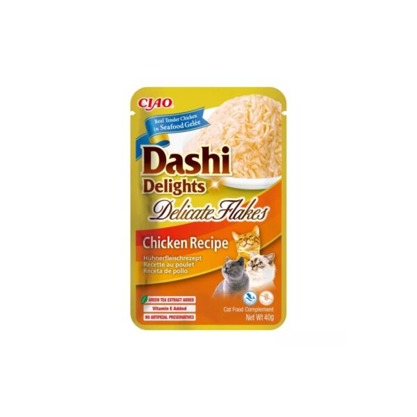 Dashi Cat DELIGHTS Delicate Flakes Frango 40g wepet