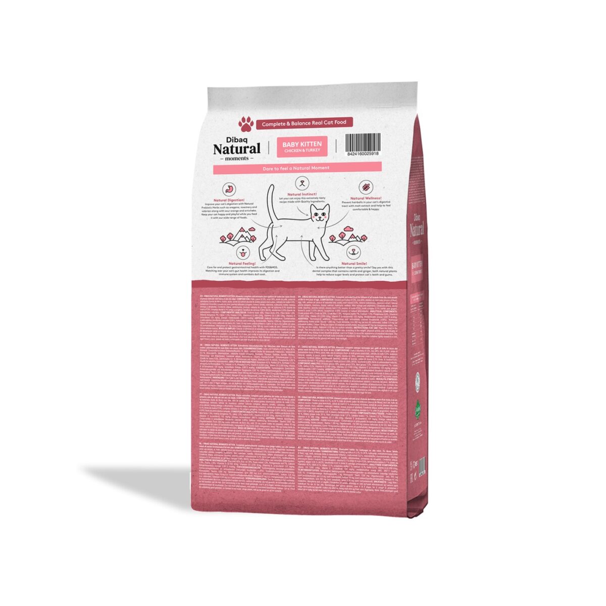 Dibaq Natural Moments Kitten Turkey & Chicken 2Kg wepet