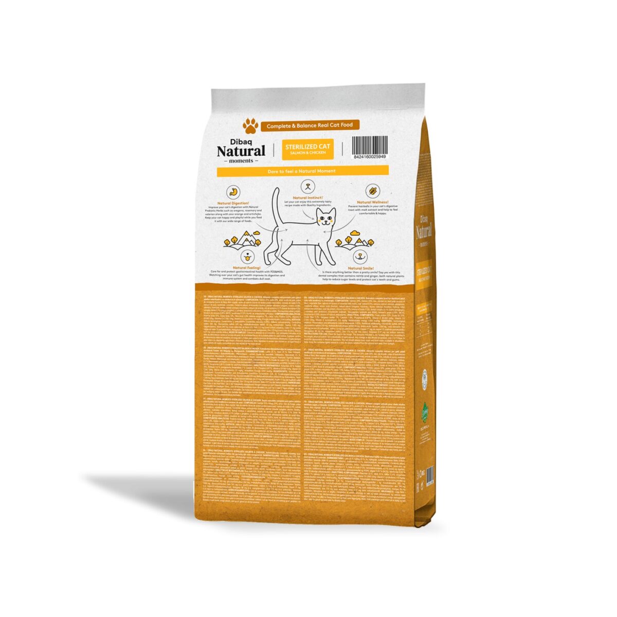 DIBAQ NATURAL MOMENTS CAT STERILIZED SALMON & CHICKEN WEPET