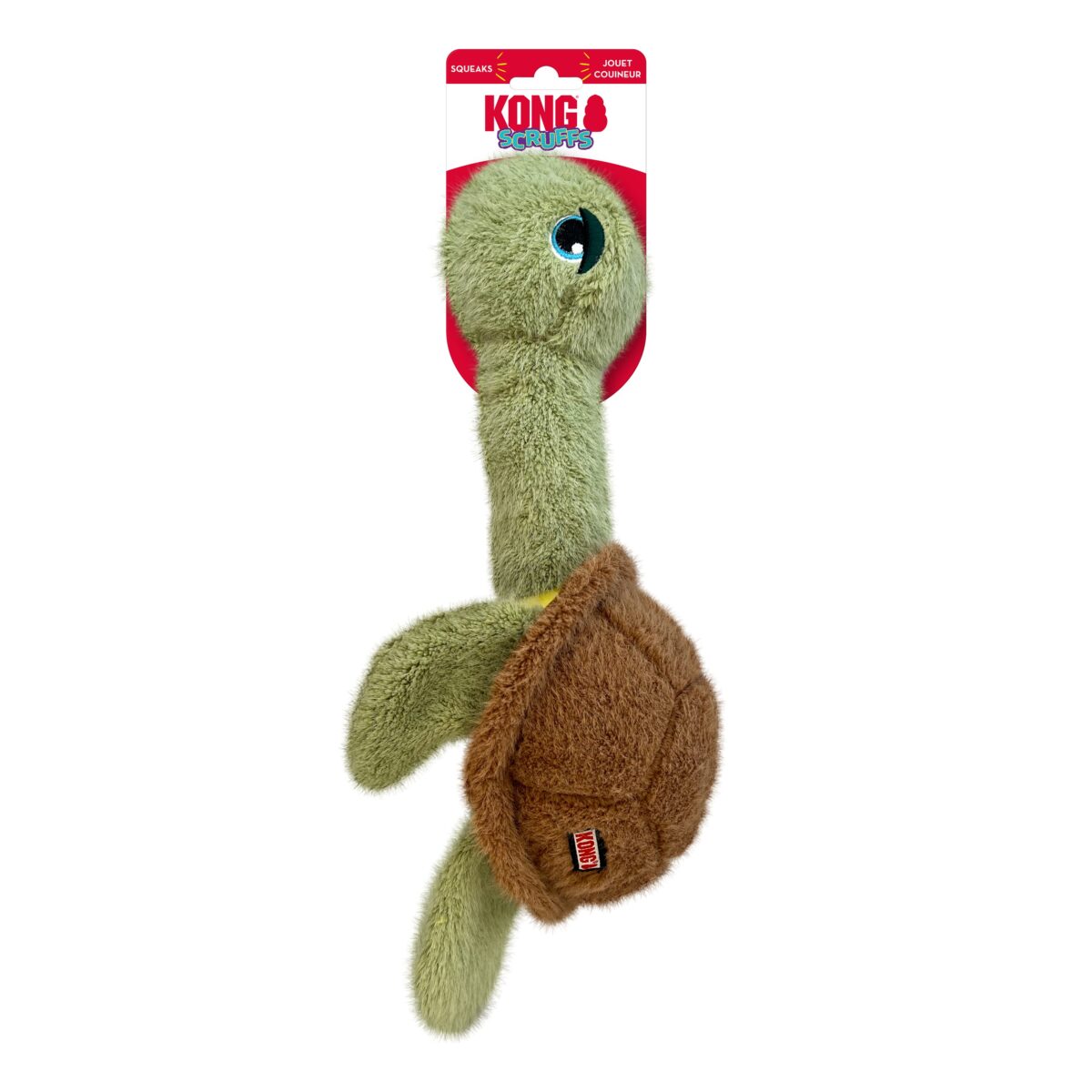 SCF12_ON_PK_1 KONG SCRUFFS TURTLE (SCF12E) WEPEt