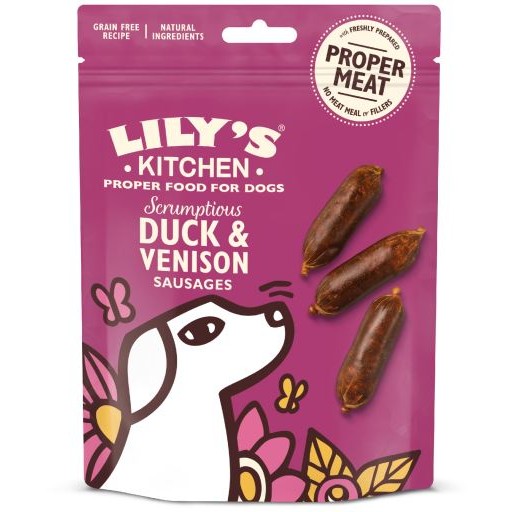 LILYS KITCHEN Salsichas de Pato e Veado 70gr wepet