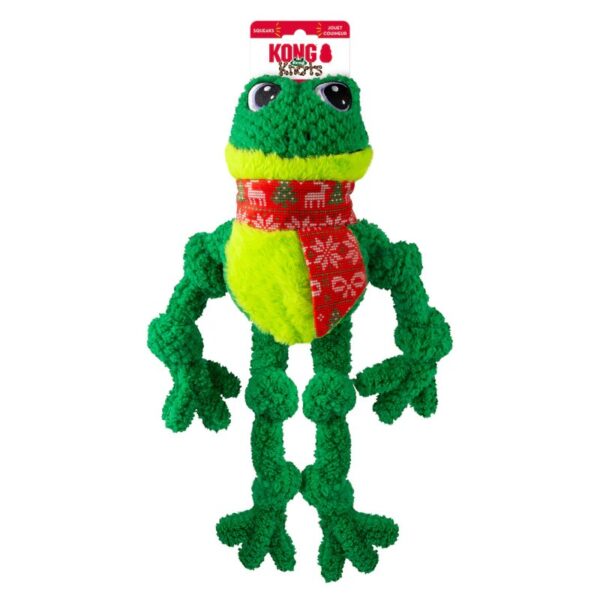 Kong Holiday Dog Knots Frog L/XL wepet