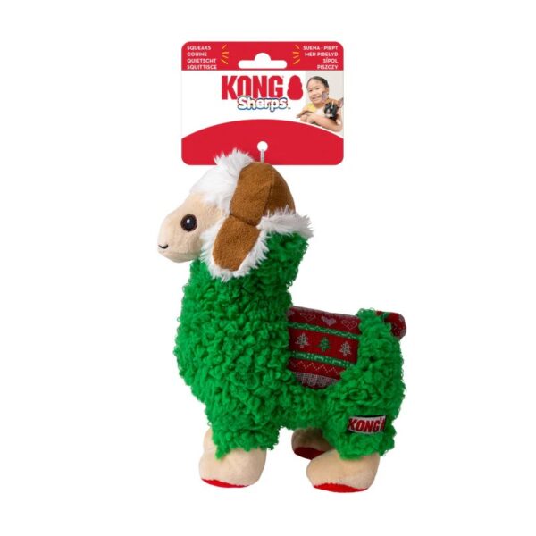 Kong Holiday Dog Sherps LLama M wepet