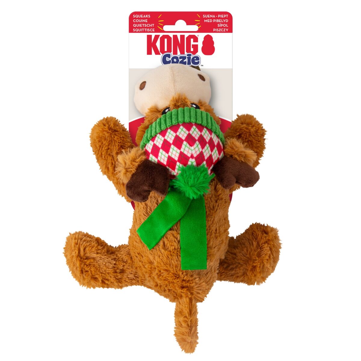 Kong Holiday Dog Cozie Reindeer M