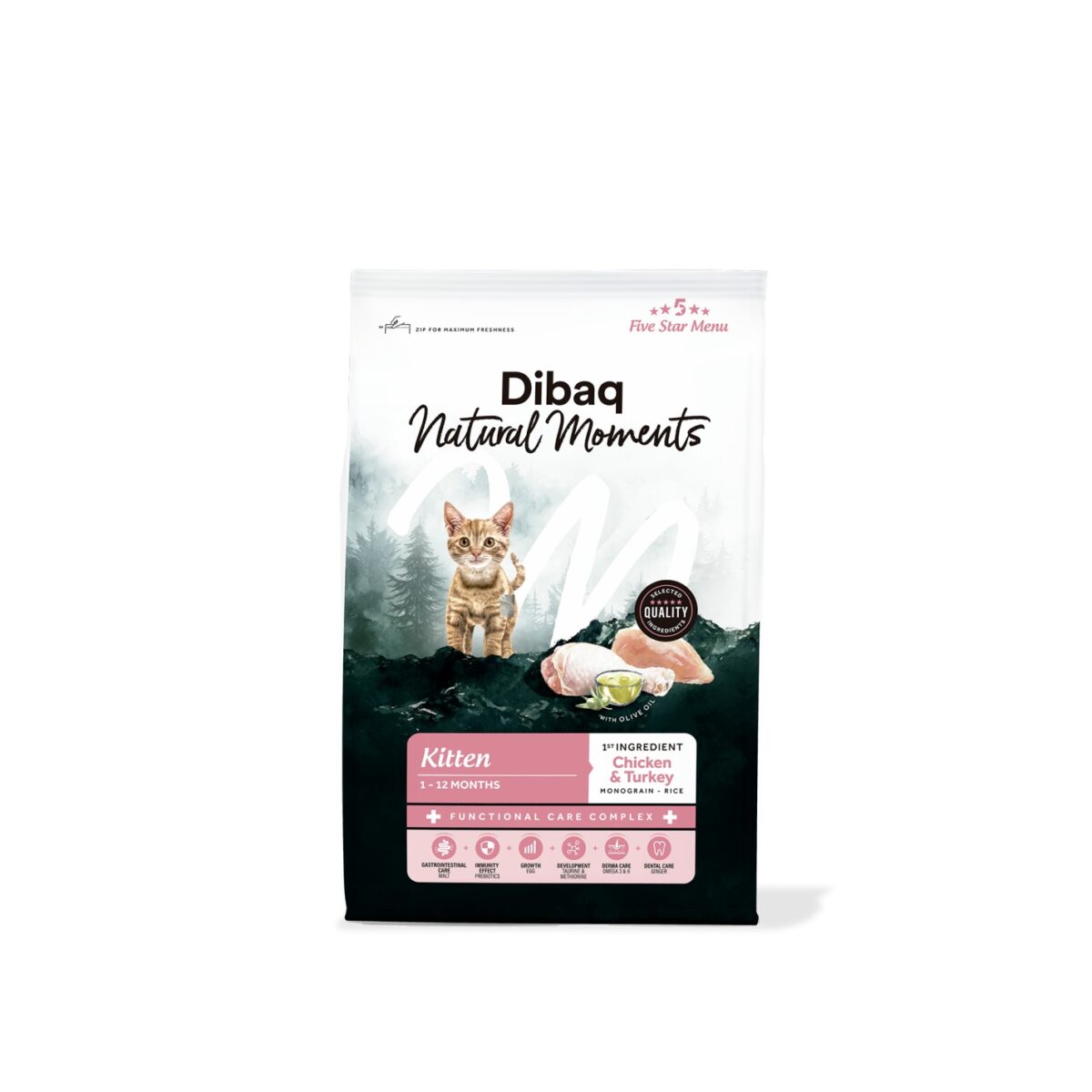 dibaq-natural-moments-5-star-gatito (1) DIBAQ NATURAL MOMENTS CAT KITTEN 1,5KG WEPET