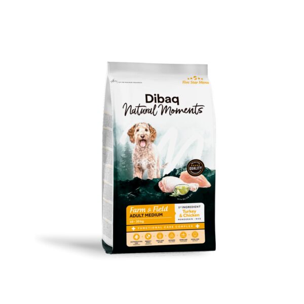 DIBAQ NATURAL MOMENTS DOG FARM&FIELD medium adult wepet