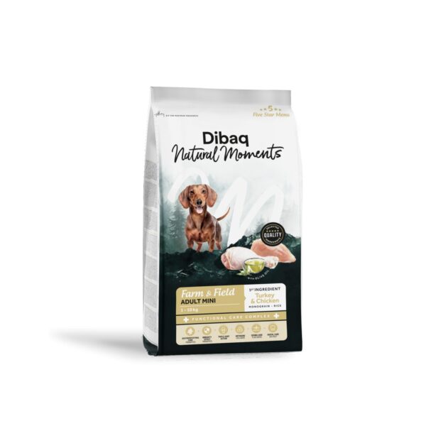 DIBAQ NATURAL MOMENTS DOG FARM&FIELD MINI ADULT WEPET