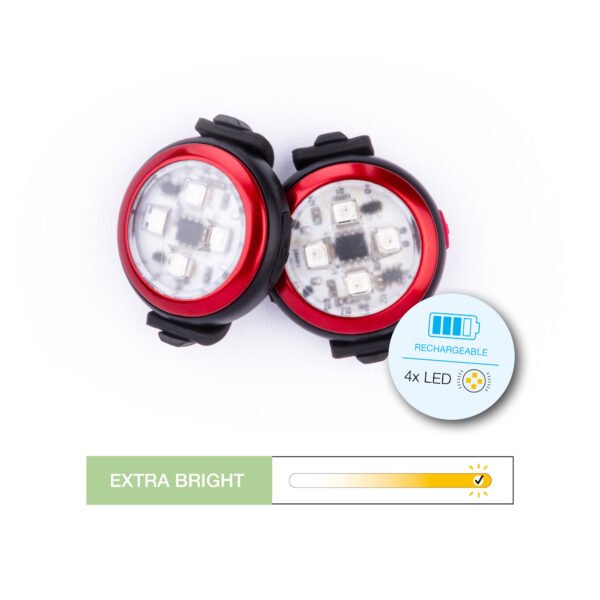 Luzes de segurança LED recarregáveis ​​Luumi wepet