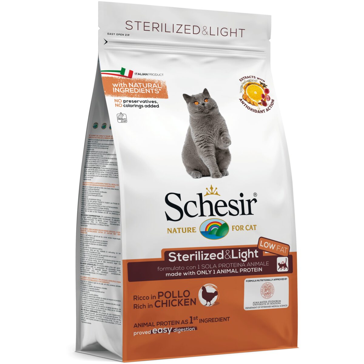 Sem título Schesir Nature Sterilized & Light Chicken 1,5Kg - Image 1
