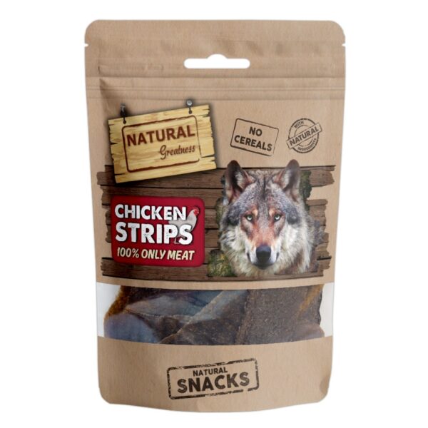 Natural Greatness Chicken Strips 70gr wepet