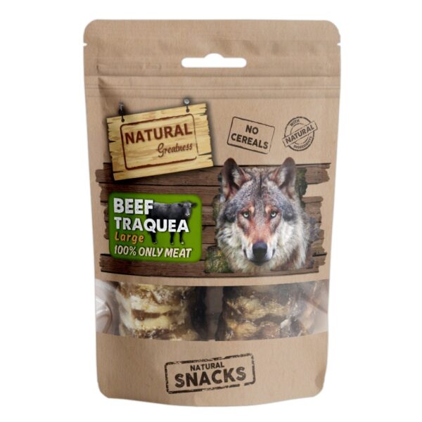 Natural Greatness Beef Traquea Large 100g (2 units) wepet