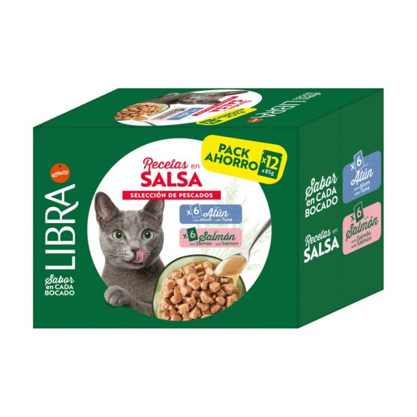 LIBRA WET SALMÃOE ATUM12X85GR WEPET