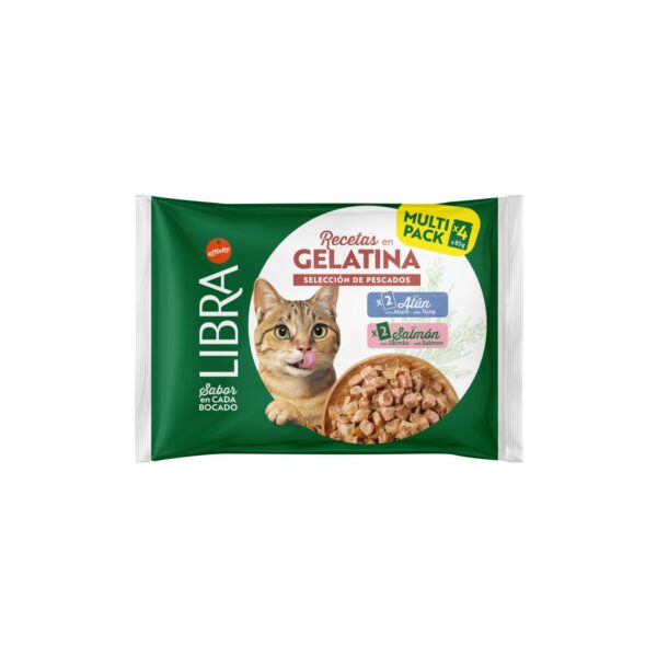 LIBRA GATO WET P GELATINA SALMAO&ATUM FWP (85GRX4SQ WEPET