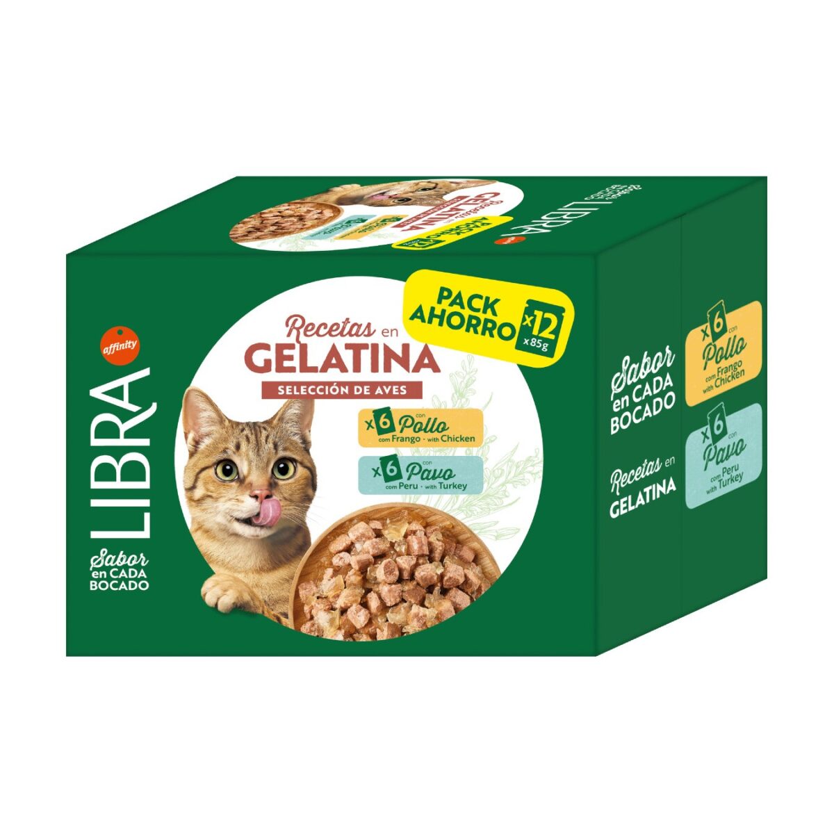 LIBRA WET FRANGO E PERU 12X85GR WEPET