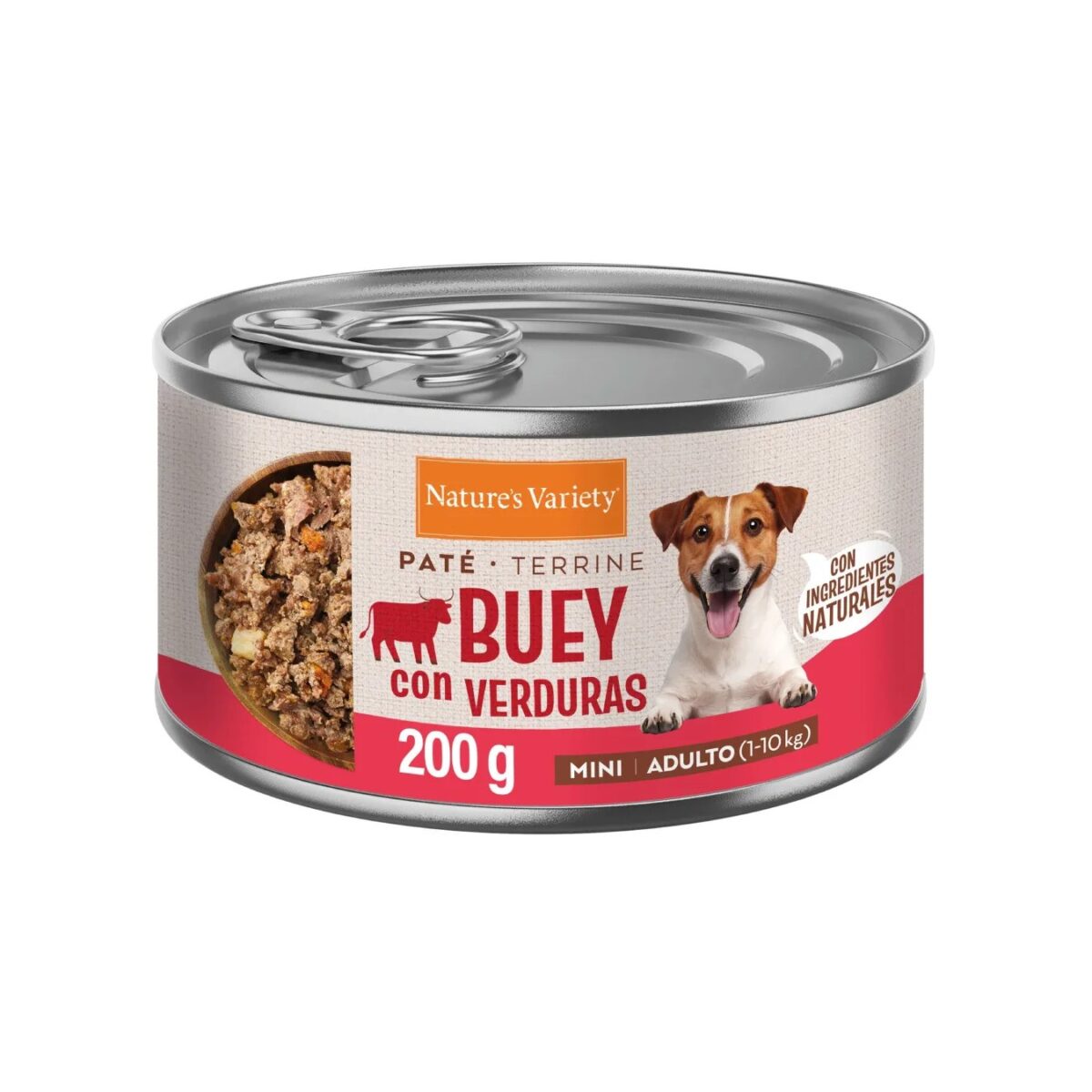 NV DOG WET PATE MINI VACA 200GR WEPET