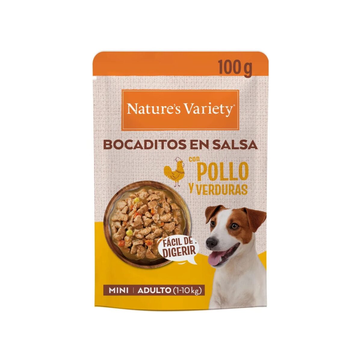 NV DOG WET PED MOLHO MINI FRANGO & VEGET 100GR