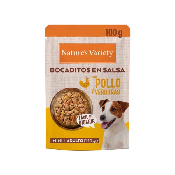 NV DOG WET PED MOLHO MINI FRANGO & VEGET 100GR