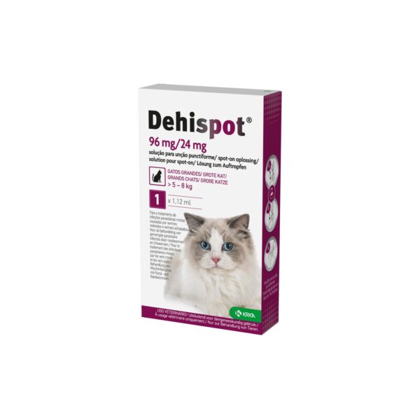 DEHISPOT 96MG/24MG GATOS GRANDES 5-8KG 1PP WEPET