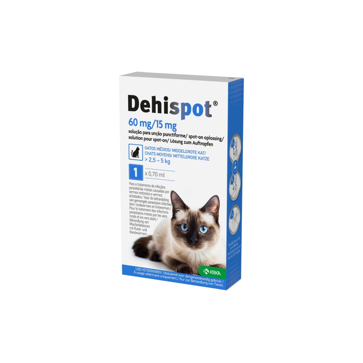 DEHISPOT 30MG/7,5MG GATOS PEQUENOS 2,5-5KG 1PP WEPET