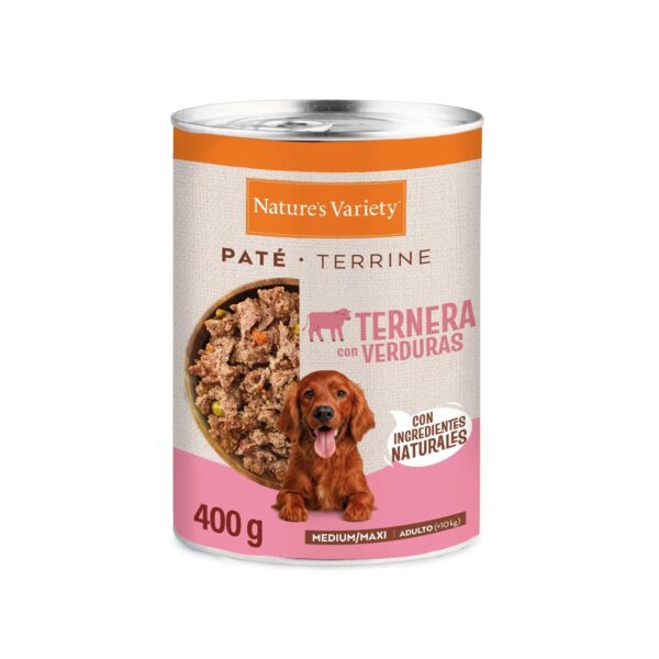 NV DOG WET PATE MED/MAXI VITELA 400GR WEPET